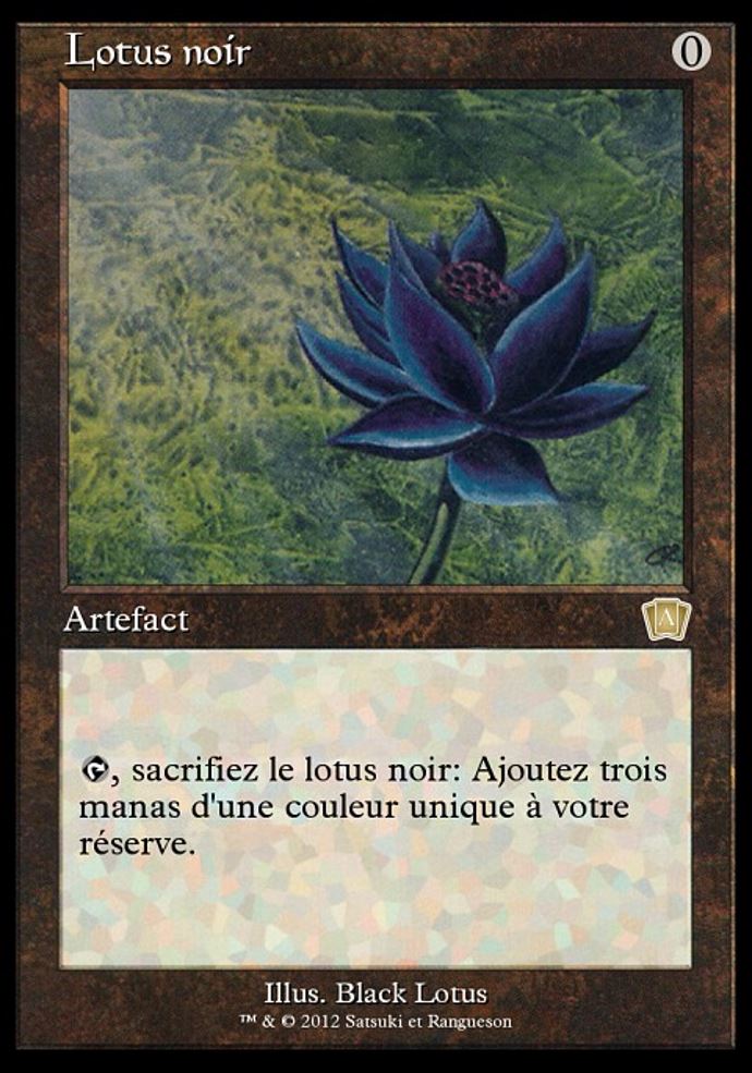 Lotus Noir est sans doute la carte la plus chère et la plus rare du jeu Magic the Gathering