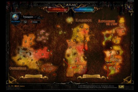 Voici une image illustrant l'excellent travail d'un Wow cartographe
