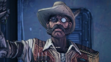 Voici Sir Hammerlock est un personnage au coeur de l'intrigue du prochain DLC Borderlands 2 en test