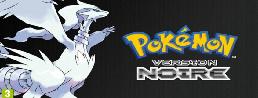 Pokémon Version Blanche sur DS: astuces et soluce, Pokedex, dessins avec fond noir et blanc, pour une expérience unique.